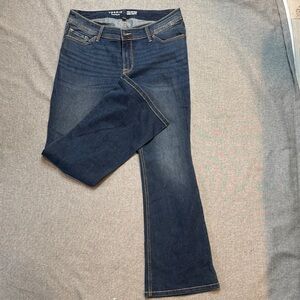 Torrid Dark Blue Flare Jeans